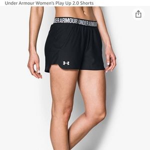 UNDER ARMOUR WOMENS PLAY UP SHORTS SUZE LARGE
